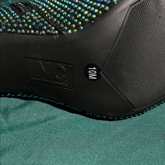 INC International Concepts Glittering Heeled Boots - Picture 3 of 12